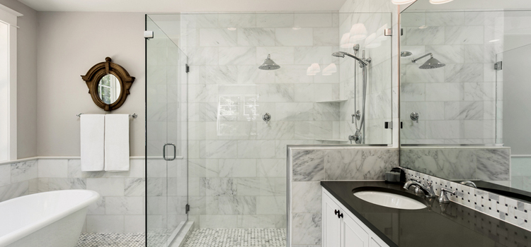 bathroom shower door installation in San Pablo