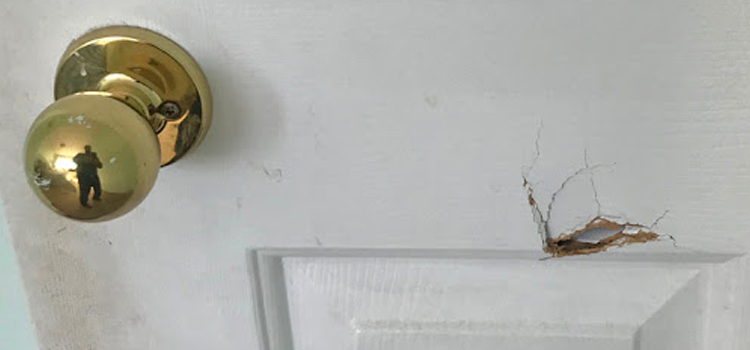 interior door hole repair San Pablo